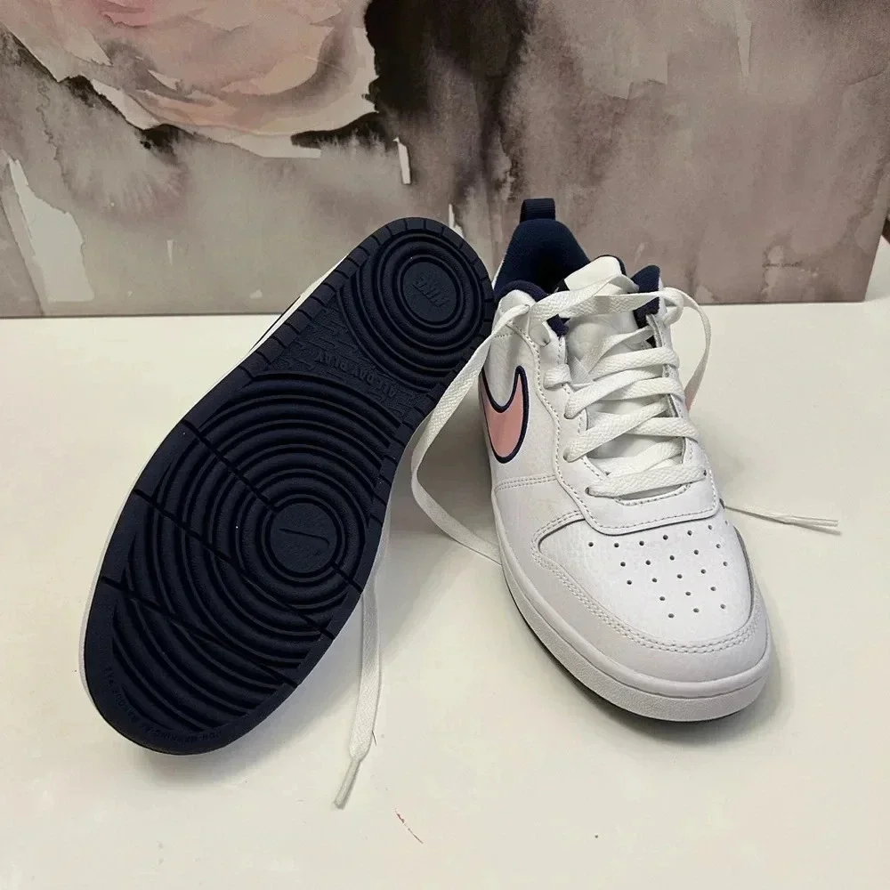 ! NIKE ~ Kids' Court Borough 2 Low Top Sneaker Big Kid (NWT)